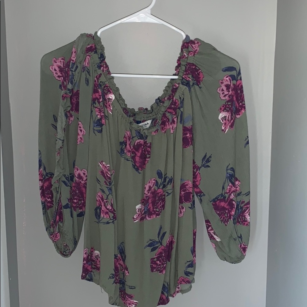 off the shoulder top